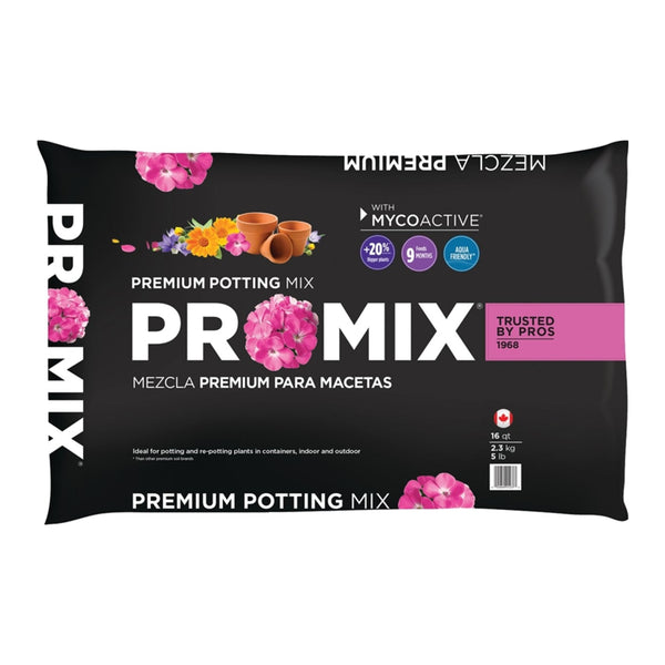 Pro-Mix 1016010RGCE Premium Potting Mix, 16-Quart