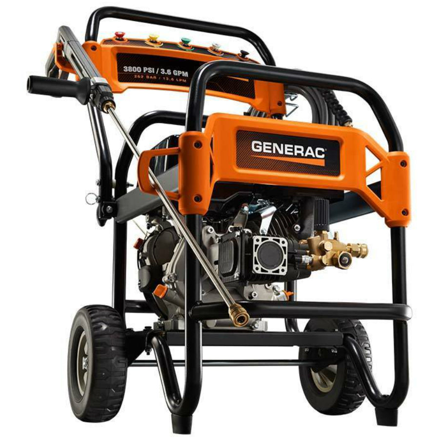 Generac 6564/6416 Commercial Gas Pressure Washer, 3800 PSI