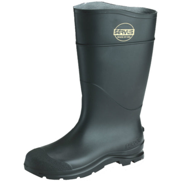 Servus 18821-13 Non-Insulated CT Safety Steel-Toe Mens Knee Boot, Black, Size 13