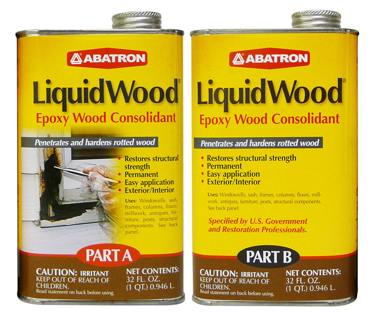 Abatron LW2QKR Liquid Wood Kit, 2 Quarts