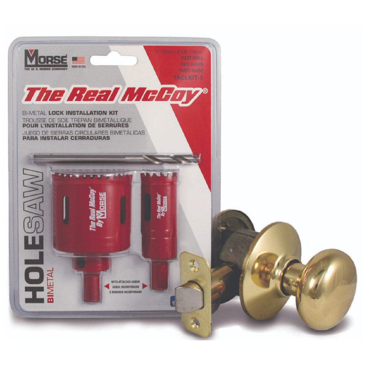 Mk Morse MHSALKIT1 The Real Mccoy Installation Kit, Bi-Metal Blade