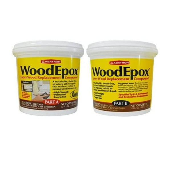 Abatron WE2QKR WoodEpox Wood Restoration System Kit, 2 Quarts