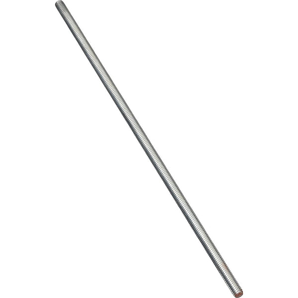 National Hardware 179325 Steel Coarse Threaded Rod, Zinc Plated, 5/16"-18x12"