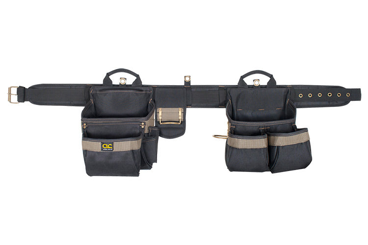 CLC 1614 Framer's 5-Piece Comfort-Lift Combo Rig Tool Belt, 20 Pockets, Fits 29"-46"