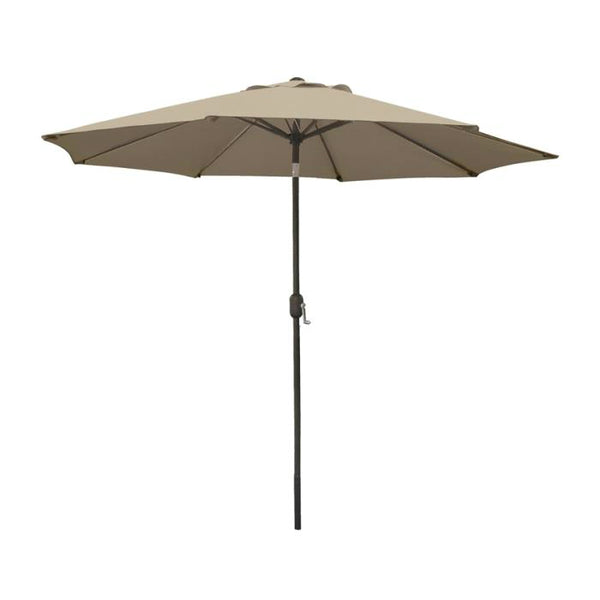 Seasonal Trends 60036 Crank Umbrella, 55.1" x 5-1/21" x 5-1/21", Taupe