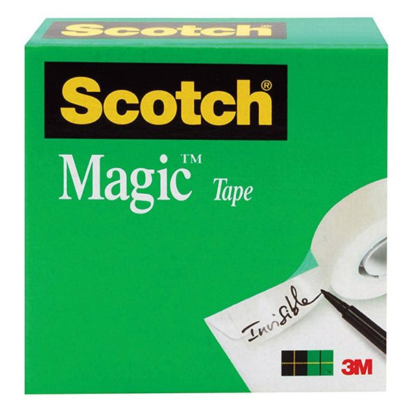 Scotch 810 Magic Tape Refill Roll, 3/4" x 36 Yd, Transparent