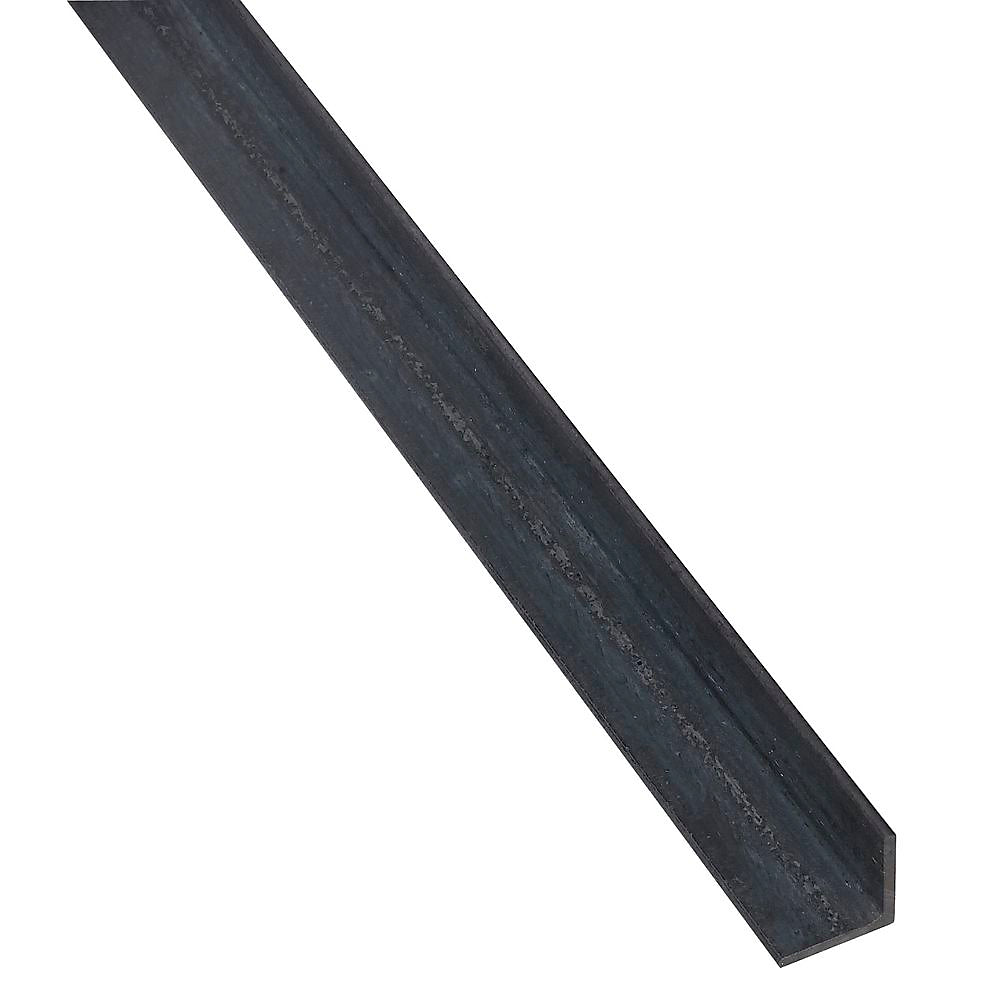 National 301499 Equal Leg Weldable Solid Angle, Plain Steel, 1-1/4" x 72"
