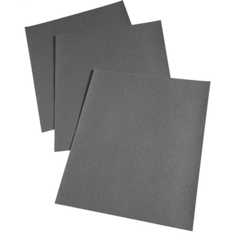 3M 02018 Tri-M-Ite - Wet Or Dry Sandpaper Sheets, 9" x 11", 80/C, 50-Pack