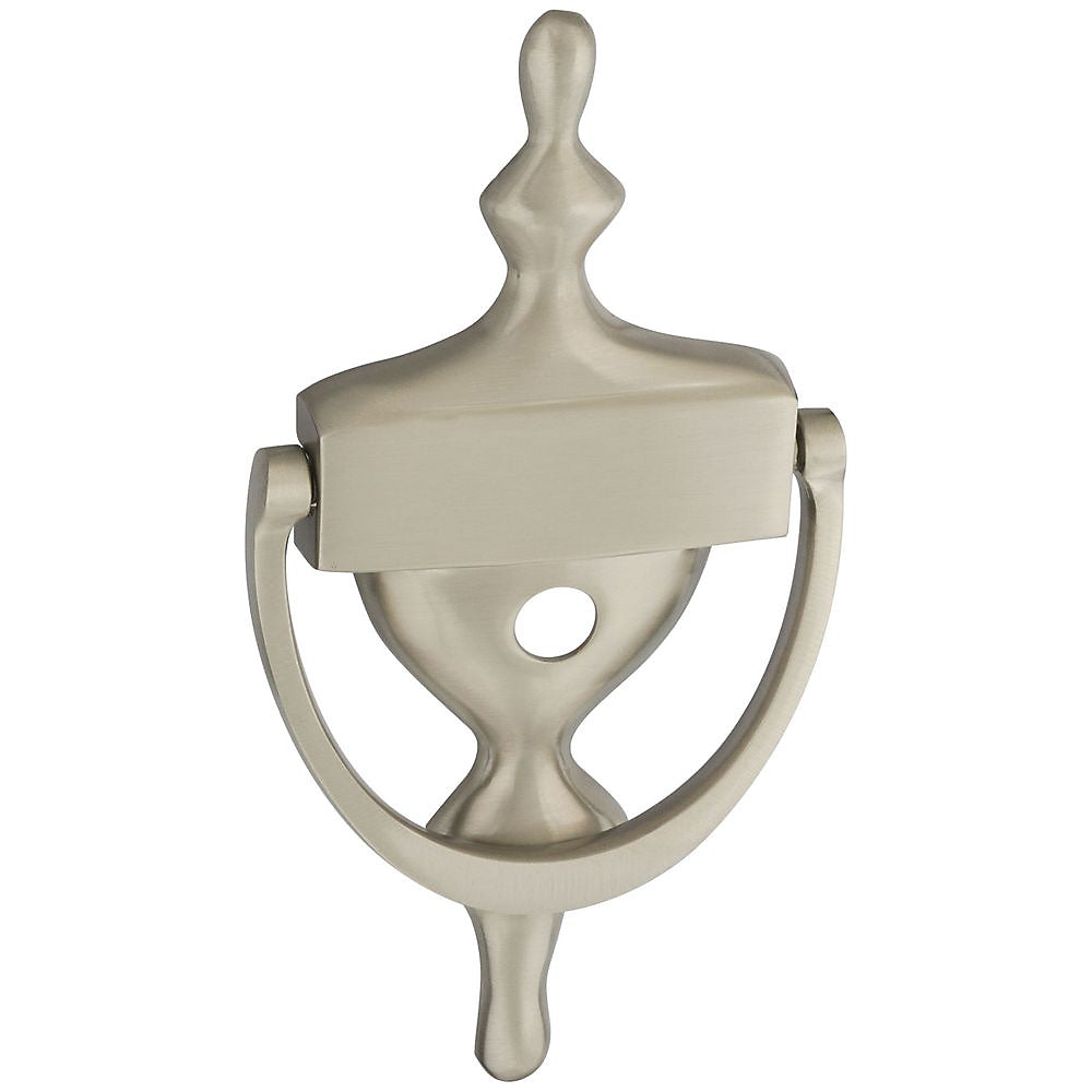 National Hardware N325-340 V1914V Door Knockers With Viewer, Satin Nickel, 7"