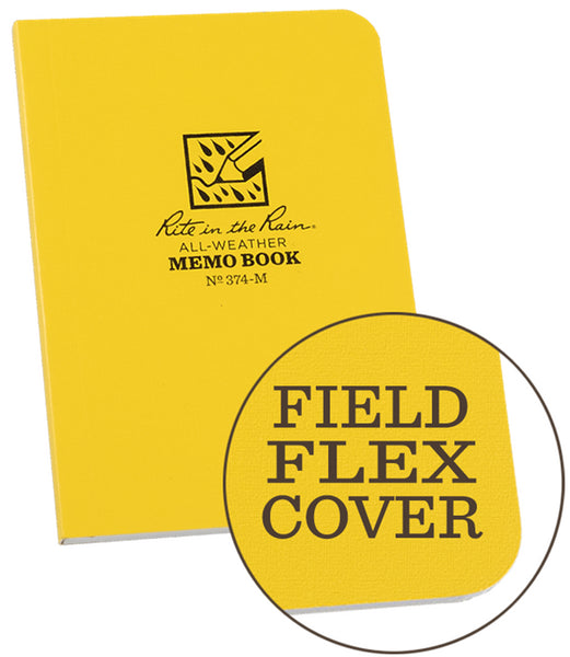 Rite in the Rain 374-M Field Flex Pocket Memo Book, 5" x 3-1/2"