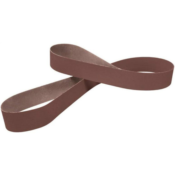 3M 26628 Aluminum Oxide Resin Bond Power Sanding Belt, 80 Grit, 36" x 4"