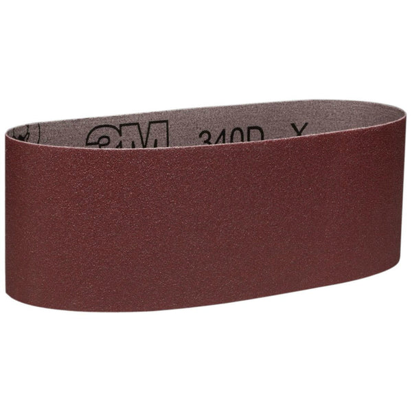 3M 27487 Aluminum Oxide Resin Bond Power Sanding Belt, 80 Grit, 21-3/4" x 4"