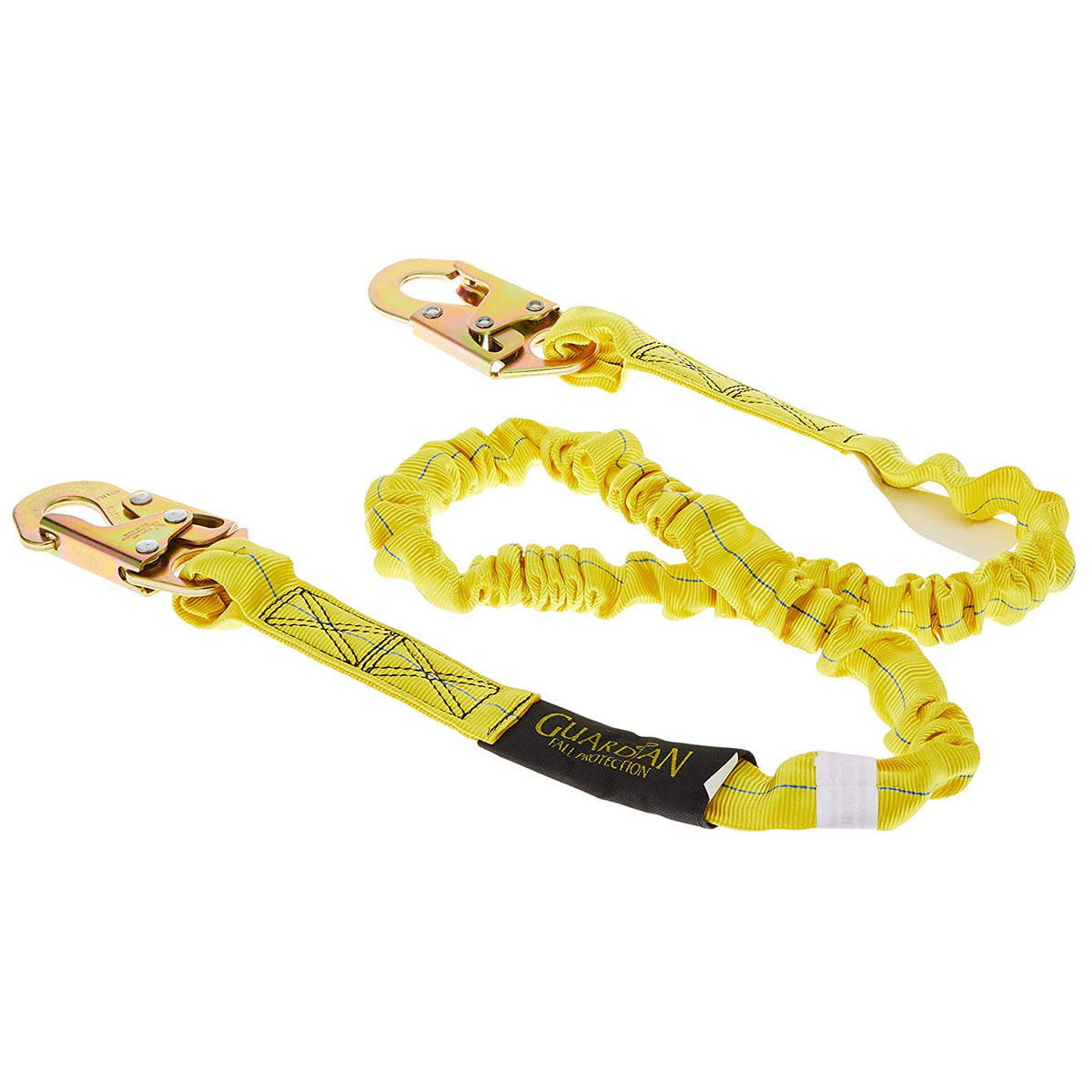 Guardian 11200 Fall Protection Internal Shock Lanyard, Polyester, 6-ft