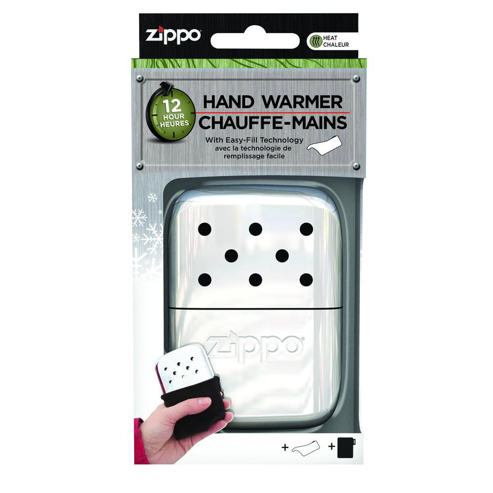 Zippo 40323 High Polish Chrome Hand Warmer, 12-Hour
