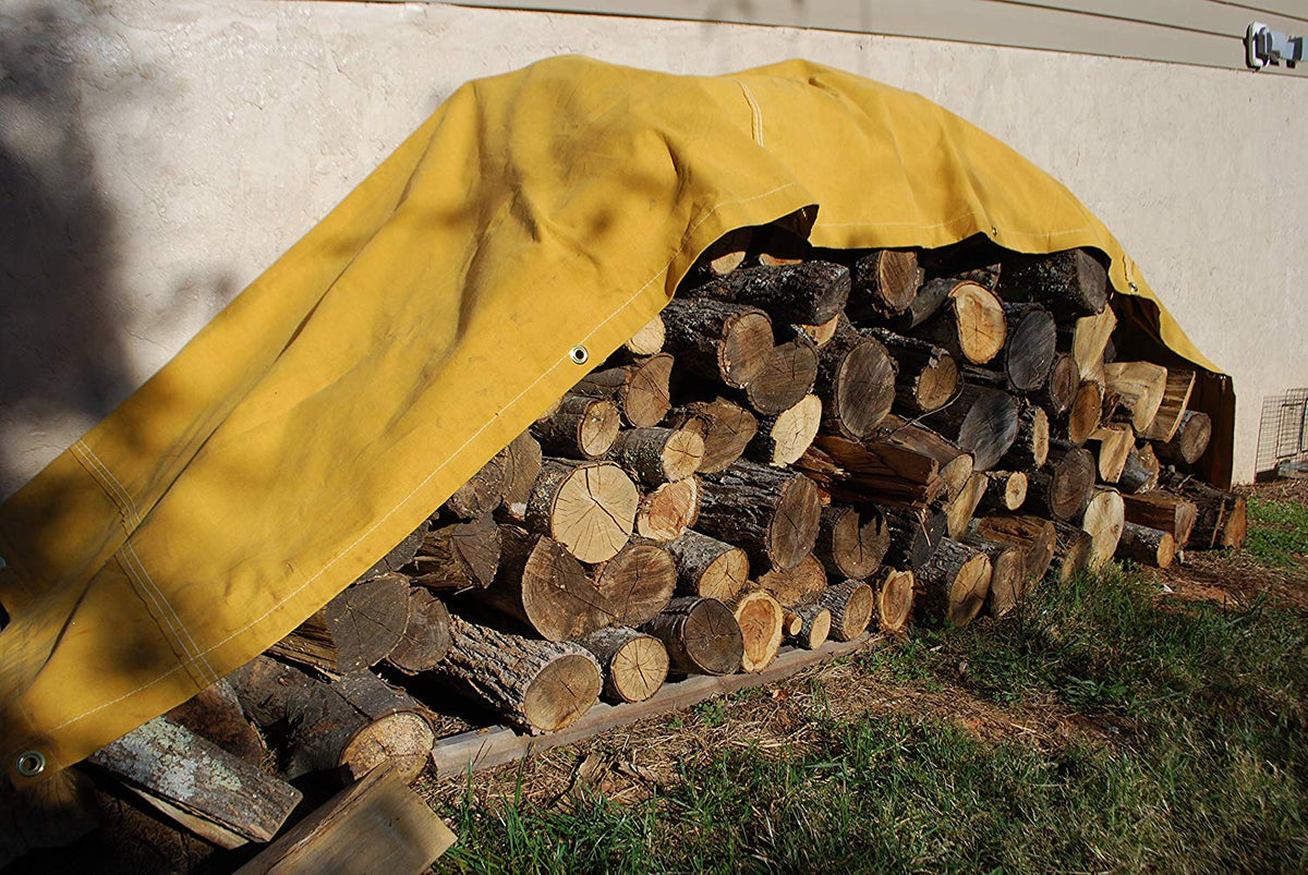 Dize CB1216D Weathermaster 12 Oz Waterproof Cotton Duck Canvas Tarp, 12' x 16'