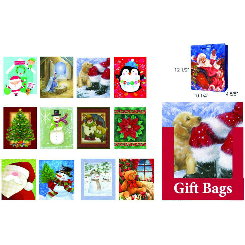 Santas Forest 69607 Gift Bag, Large