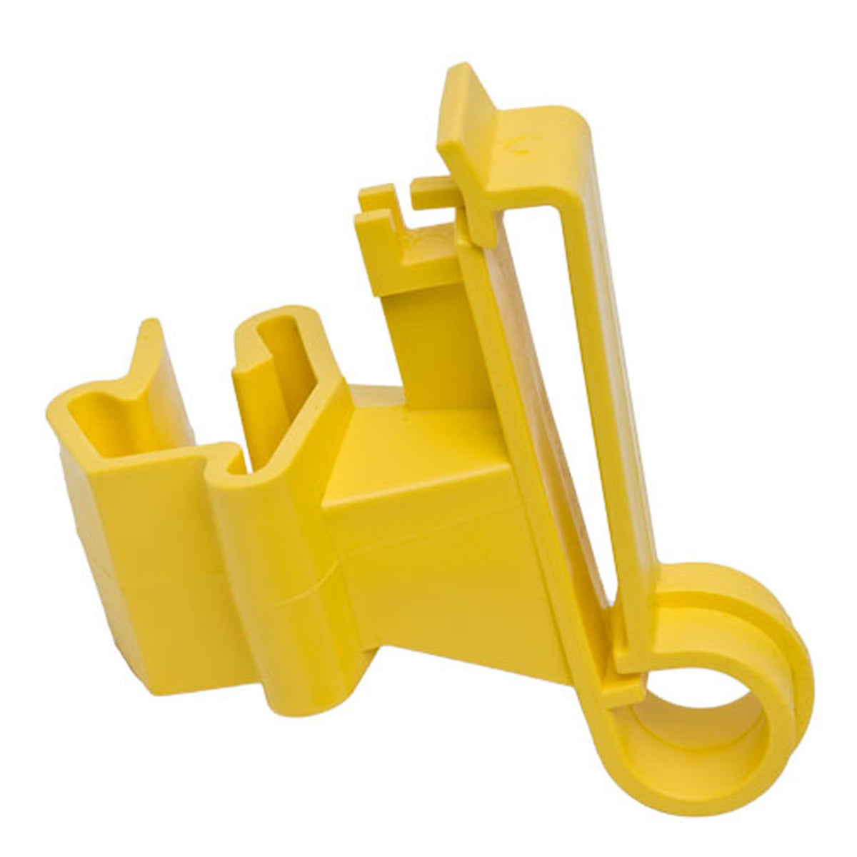 Zareba ITTY-Z Electric Fence T-Post Poly Tape Insulators, Yellow, 25 Count