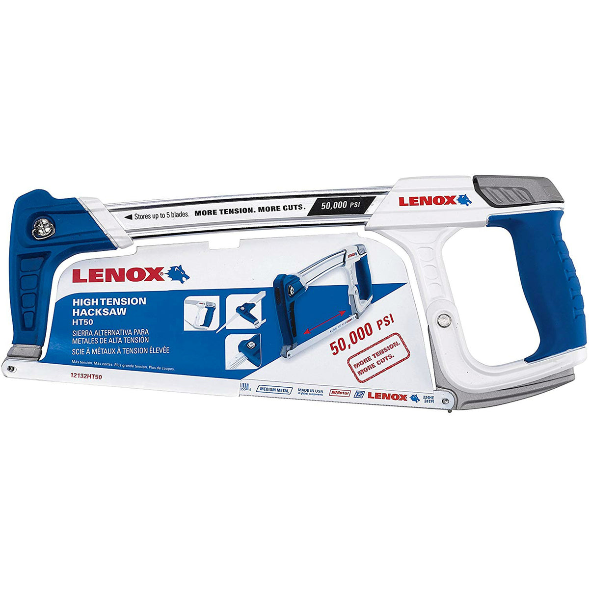 Lenox 12132HT50 High Tension Hacksaw Frame, 12"