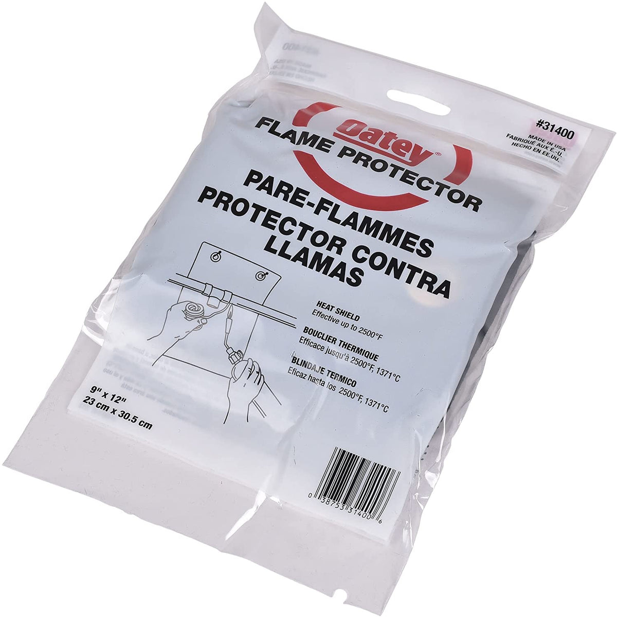 Oatey 31400 Flame Protector, 9" x 12"