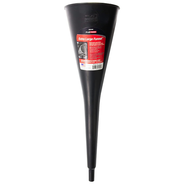 Hopkins 05034 Extra-Large Funnel, High-Density Polyethylene, Black, 17.75"