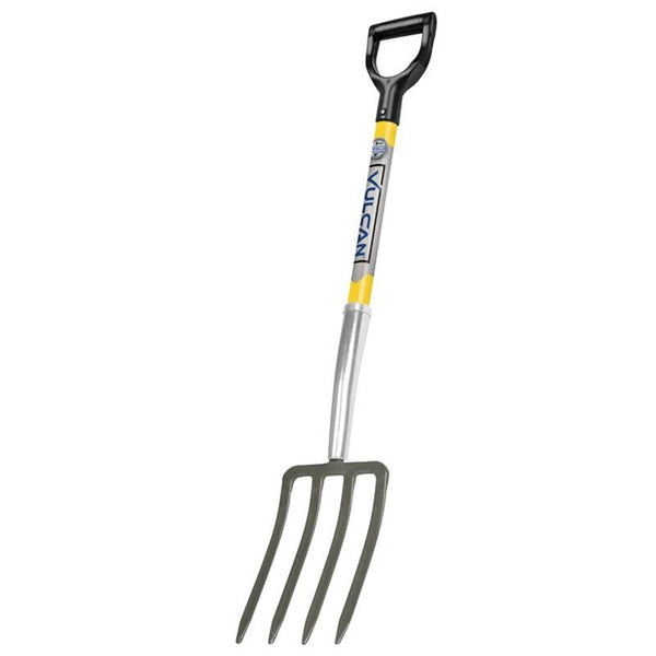 Vulcan 33259 Spading Fork With Fiberglass Handle, 4 Tines, 30" Handle
