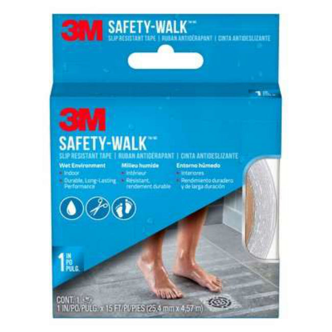 3M 7640 Safety-Walk Tub & Shower Tread Tape, 1 x 180", Clear