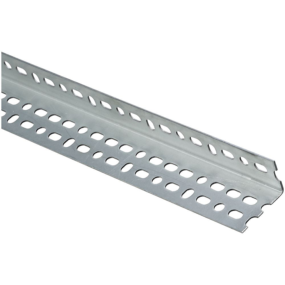 National Hardware 341180 Steel Offset Slotted Angle, Galvanized, 2-1/4" x 72"