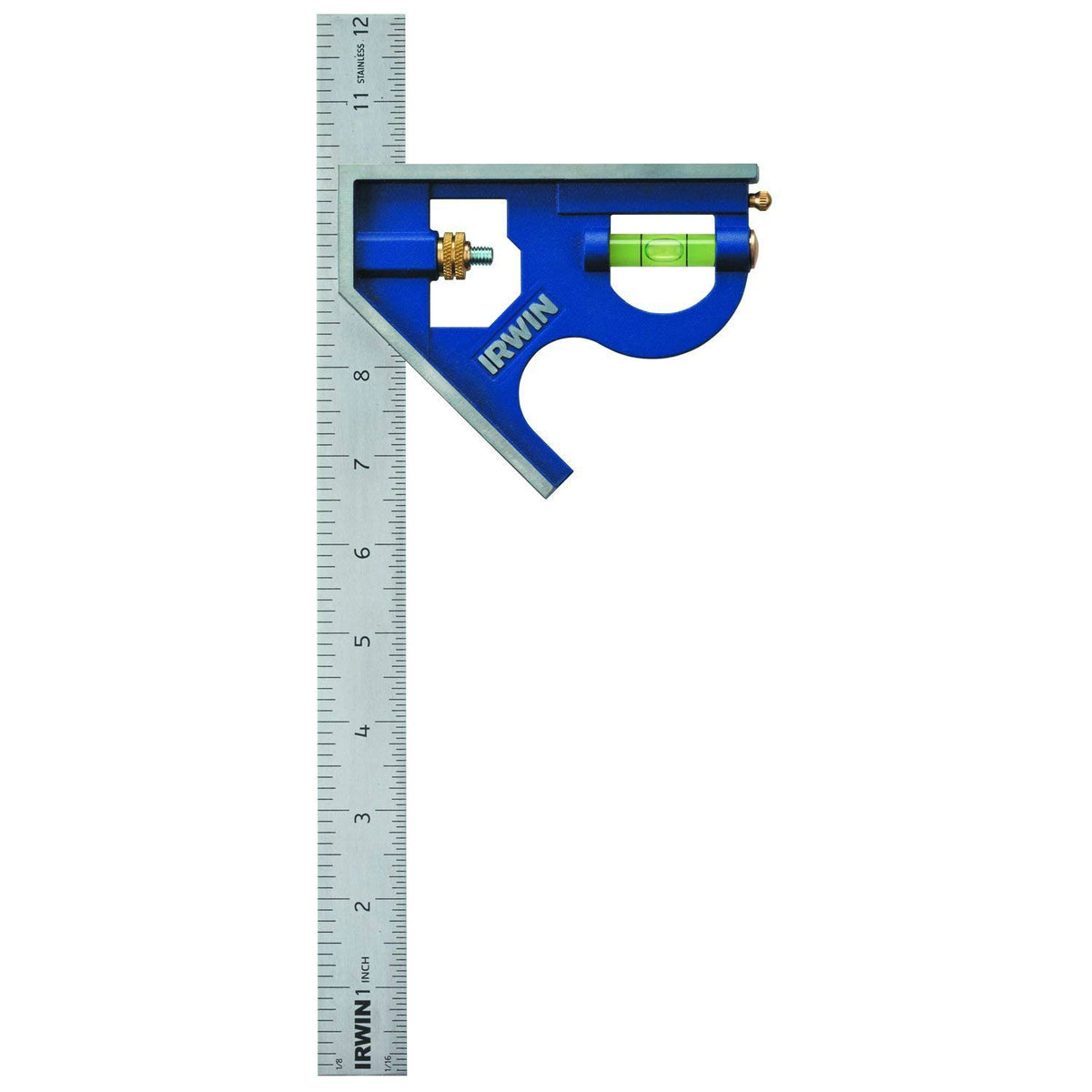 Irwin 1794469 Metal Combination Square with Stainless-Steel Blade, 12"