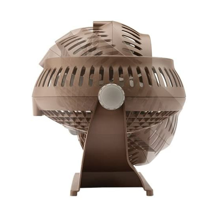 Lasko 505 Breeze Machine Desk Fan with Pivoting Head, 2-Speed, Brown, 10"