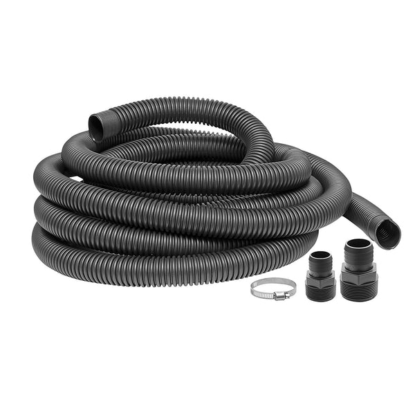 Superior Pump 99624 Universal Sump Pump Hose Kit, 24' Poly Drainage Tubing