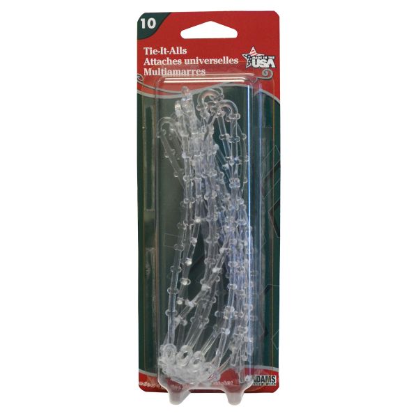Adams 8710-06-1040 PVC Tie-It-Alls, 10-Pack
