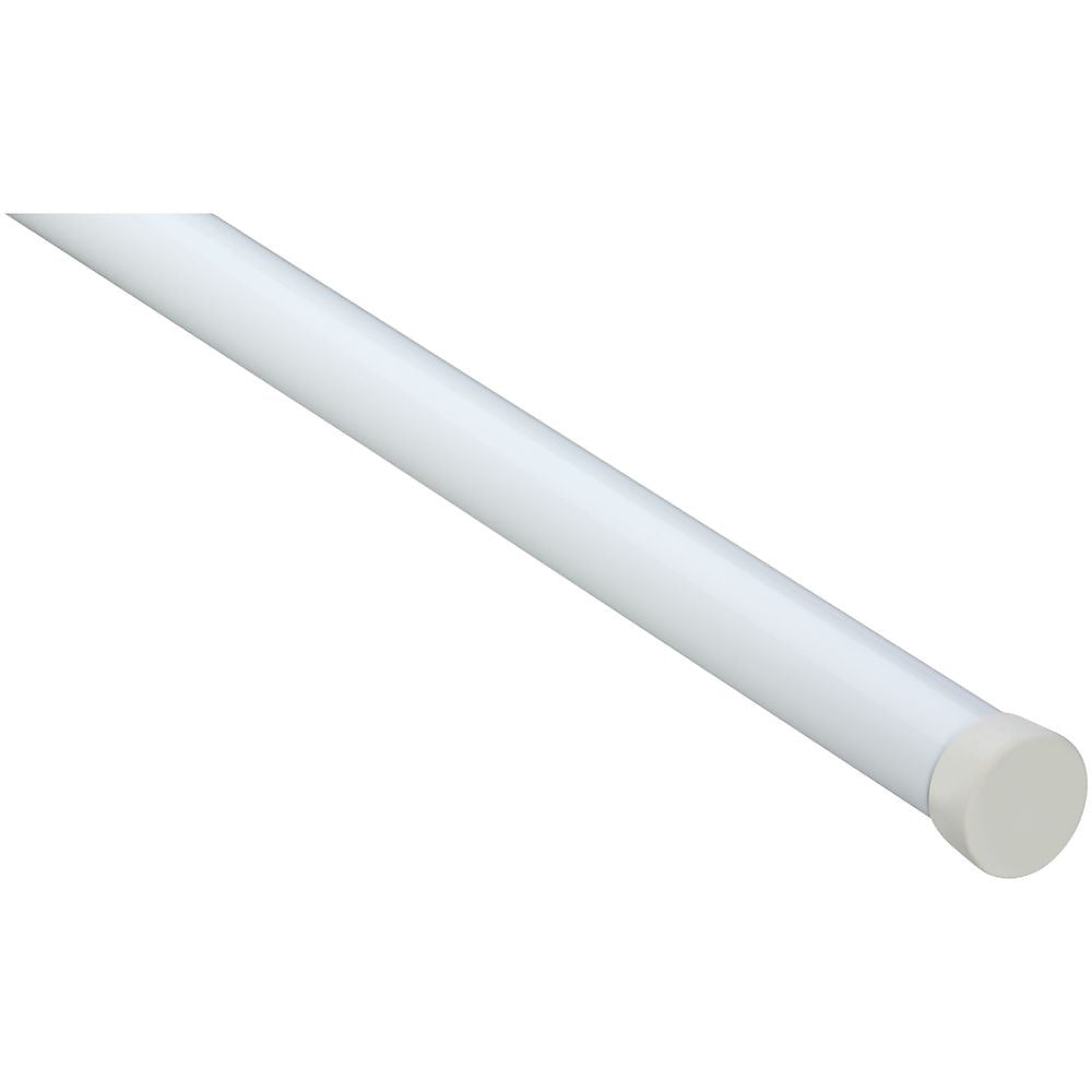 National Hardware N240-416 Steel Closet Rod, White, 1-1/4" x 4'