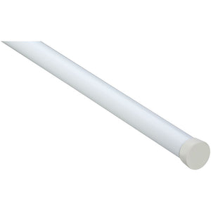 National Hardware N240-416 Steel Closet Rod, White, 1-1/4" x 4'