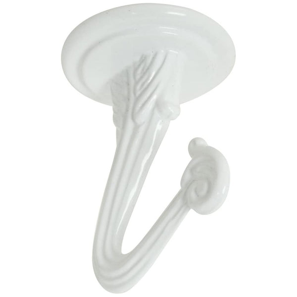 National Hardware N274-845 Swag Hooks, White, 2-Count, 1-1/2"