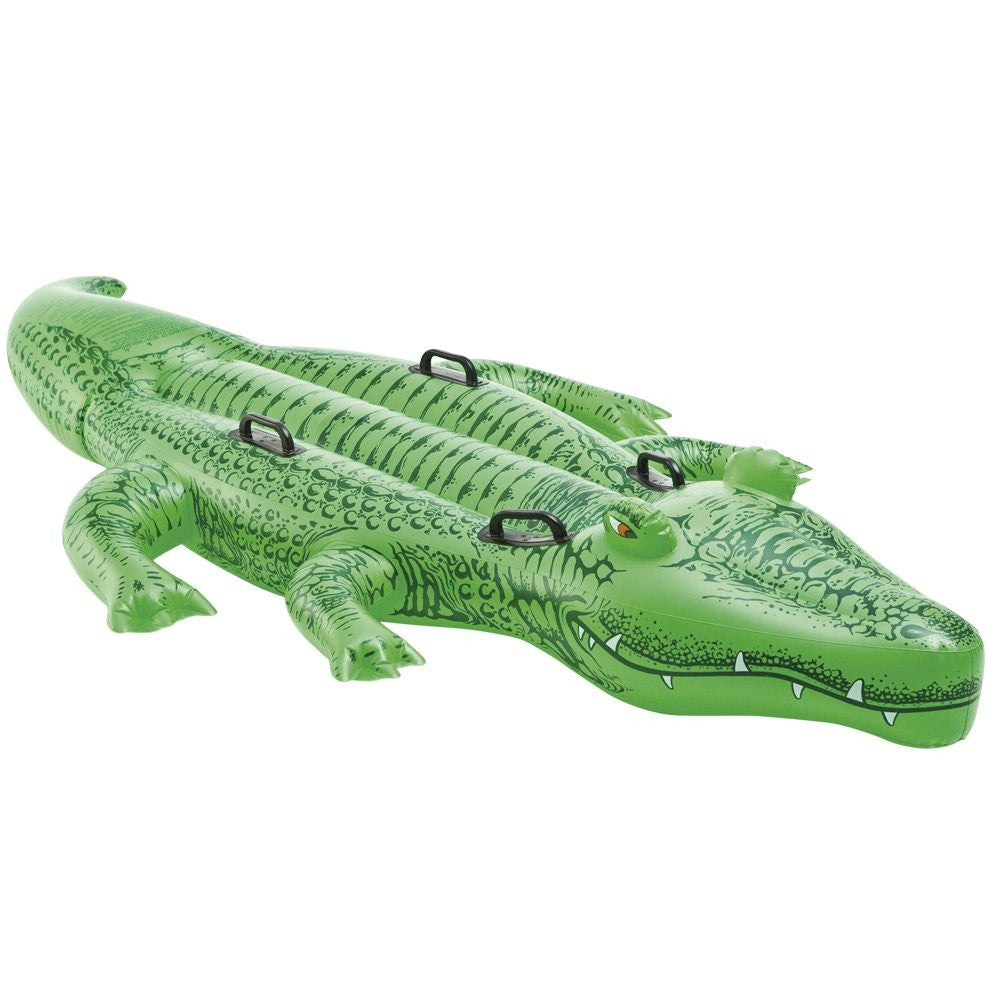 Intex 58562EP Giant Gator Inflatable Ride-On for Pools, 12-Gauge Vinyl, 84"x50"