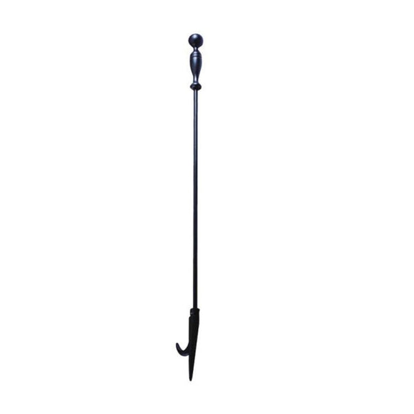 Simple Spaces A753BK-C Fireplace Poker, Iron, Black, 27"