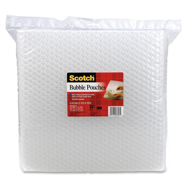 Scotch 8036 Bubble Pouch, 13" x 13", Clear