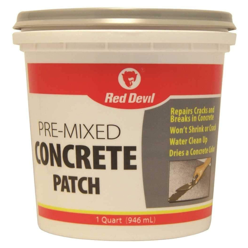 Red Devil 0644 Pre-Mix Concrete Patch, 1-Quart