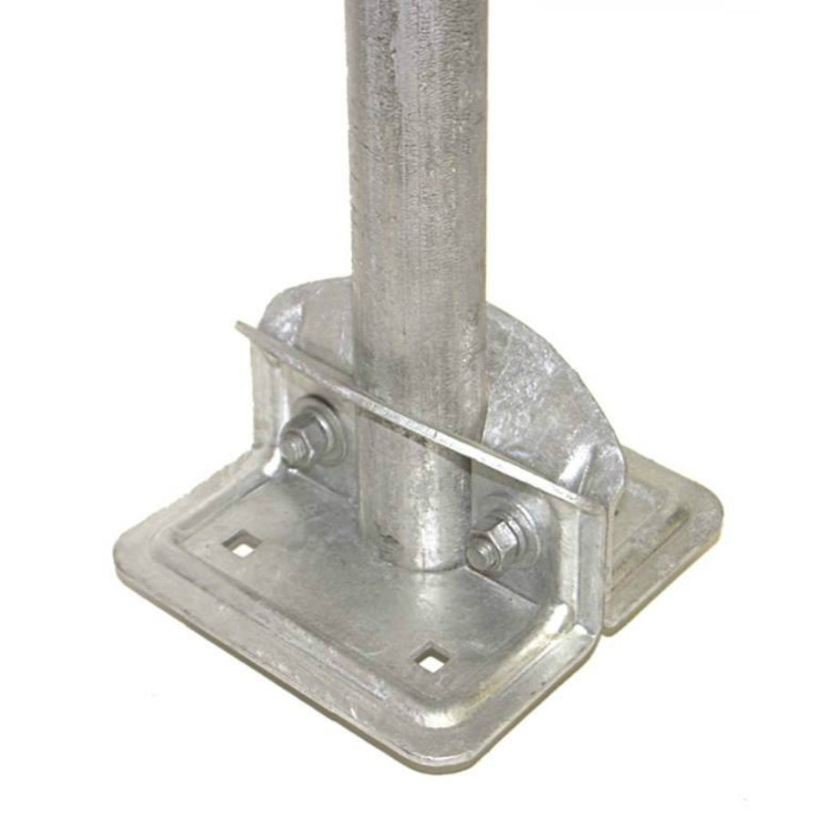 Playstar PS-1023 Commercial Grade Foot Plate, Fits 1-5/8" & 1-7/8" Dia Pipe