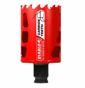 Diablo DHS2500CT Carbide‑Tipped Wood & Metal Holesaw, 2-1/2" Dia.