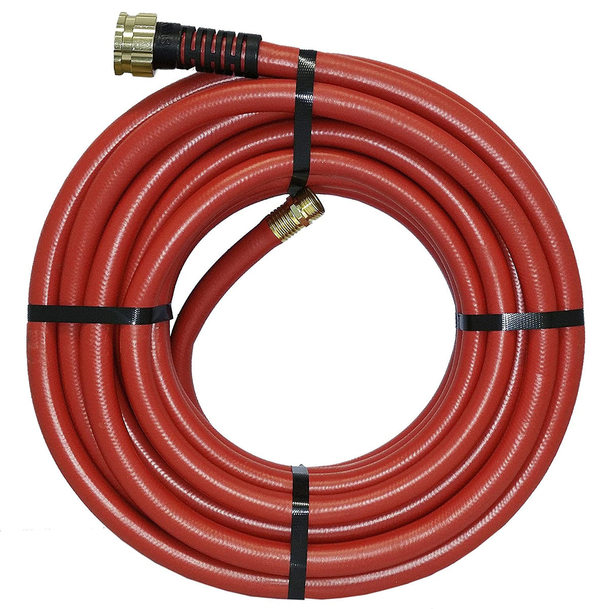 Swan SGHW58025 MAXLite Hot Water Rubber Plus Garden Hose, 25' x 5/8", Red