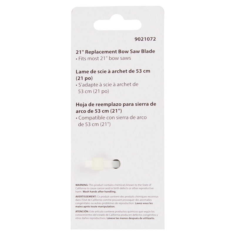 Landscapers Select BW41-480B Bow Saw Blade, Carbon Steel Blade, 21 in
