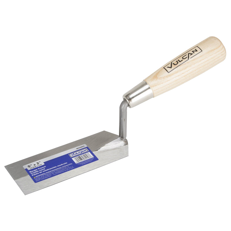 Vulcan 16405 Tempered Blade Margin Trowel, 5" x 2"