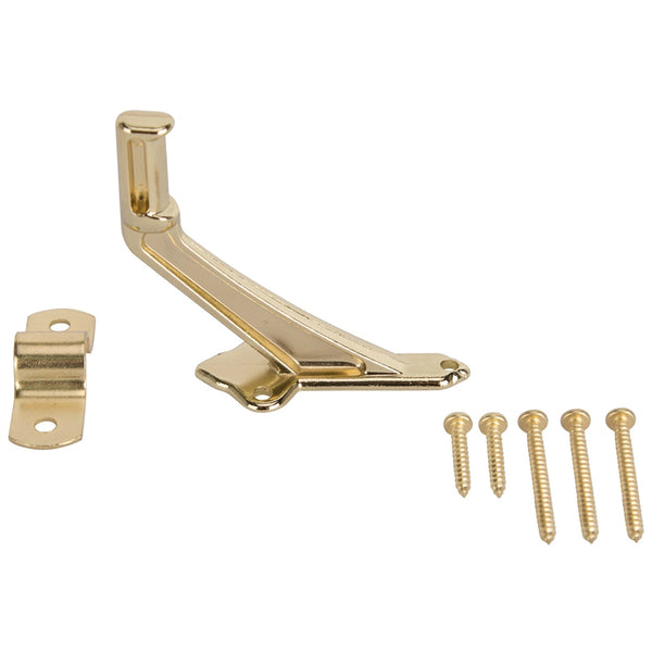 Prosource 61-Z080 Handrail Bracket, 2-15/16", Bright Brass