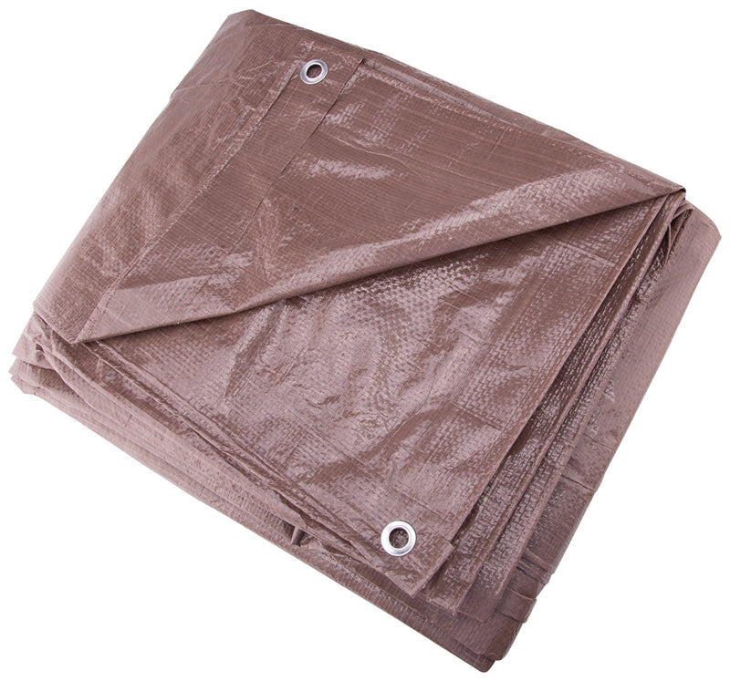 Prosource T0810BB90 Lightweight Medium Duty Trap, Brown, 8' x 10'