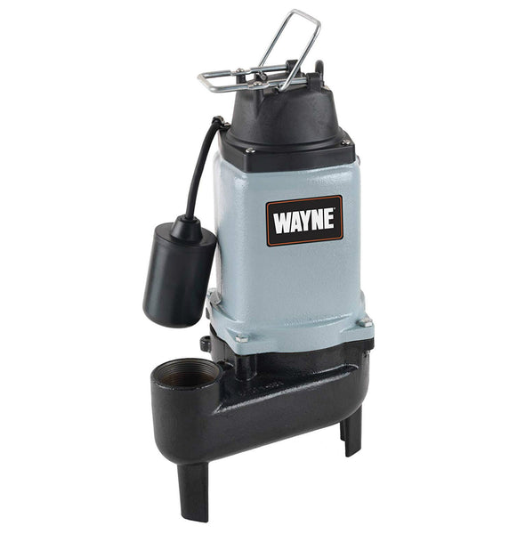 Wayen WCS50T Cast Iron Submersible Sewage Pump, 1/2 HP