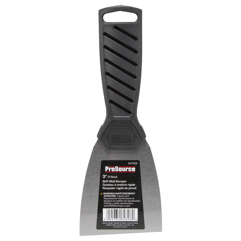 Prosource 10571-3L Stiff Wall Scraper, 3"