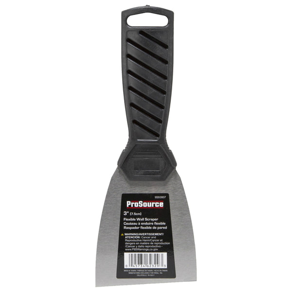 Prosource 10570-3L Plastic Flexible Wall Scraper, 3"