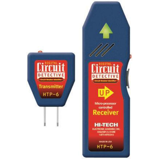 Hi-Tech HTP-6 Circuit Detective Digital Circuit Breaker Identifier, 90-120V