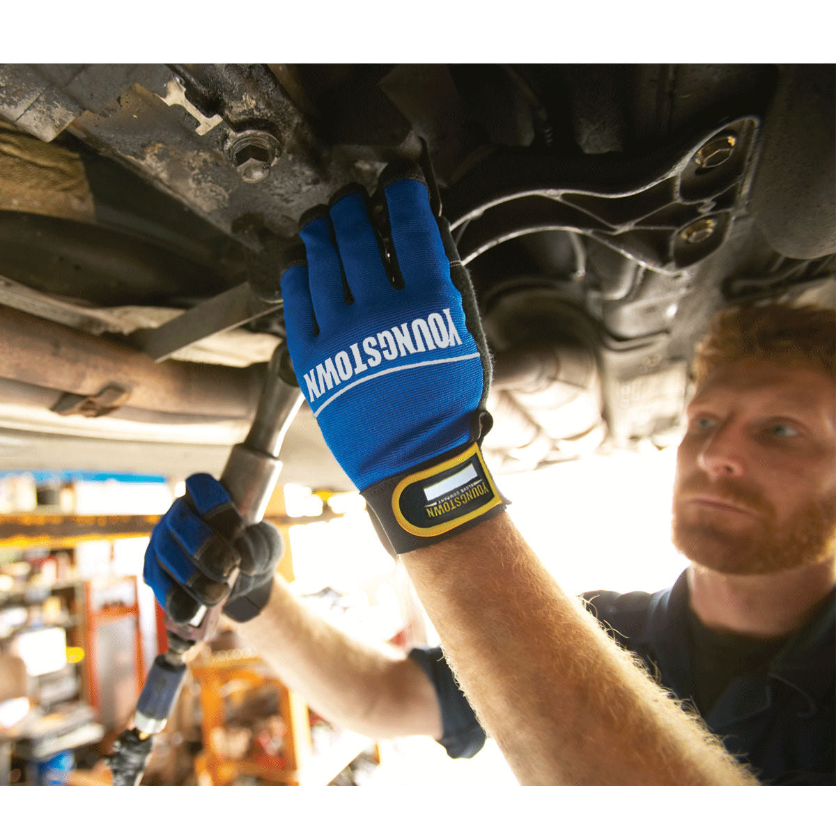 Youngstown 06-3020-60-M Mechanics Plus Work Gloves, Medium
